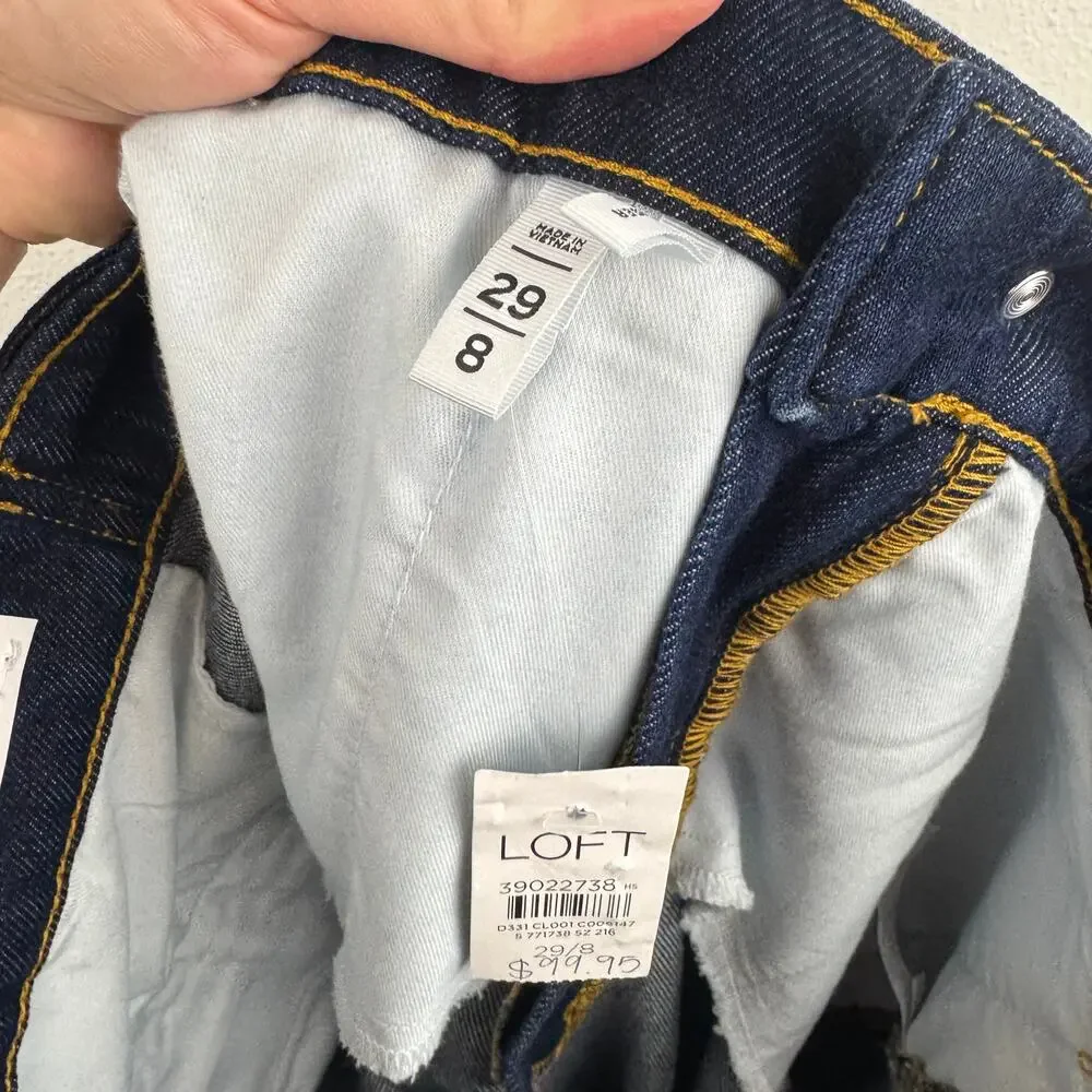 NWT LOFT Refined High Rise Trouser Jean